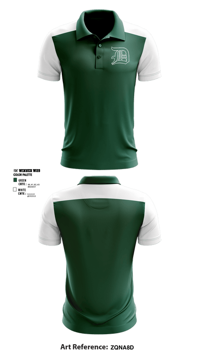 Dallas County High School 10017902 Short Sleeve Performance Polo - 1