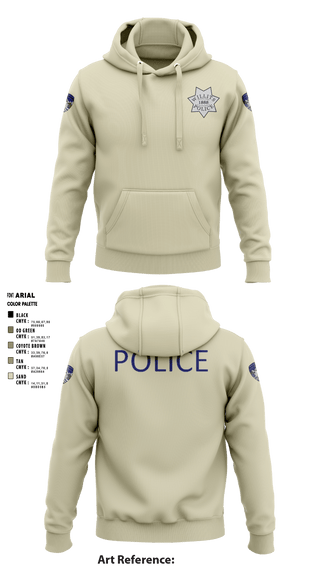 Hoodie, Willits Little Lake JRTF, Police, Teamtime, Team time, sublimation, custom sports apparel, team uniforms, spirit wear, spiritwear, sports uniforms, custom shirts, team store, custom team store, fundraiser sports, apparel fundraiser