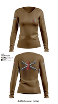 DET 1 HHB 1-258 FA 53026812 Women's Long Sleeve V-neck Shirt - 7