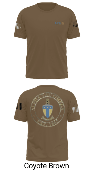 Alpha tau omega 13978361 Short Sleeve Performance Shirt - 14
