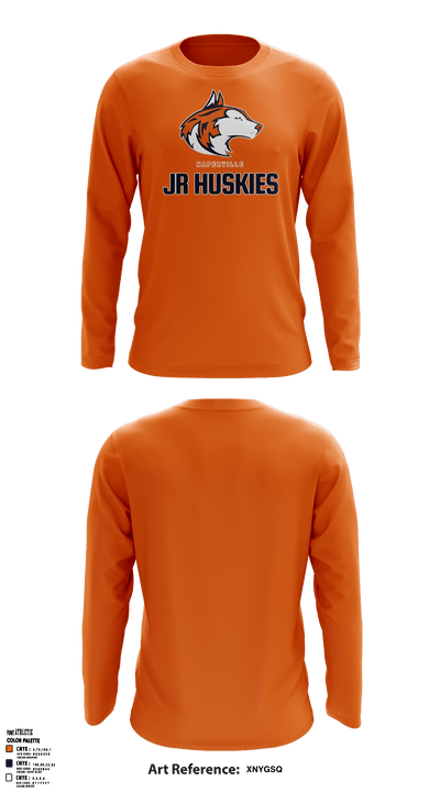 Jr Huskies Basketball 42641370 Long Sleeve Performance Shirt - 44