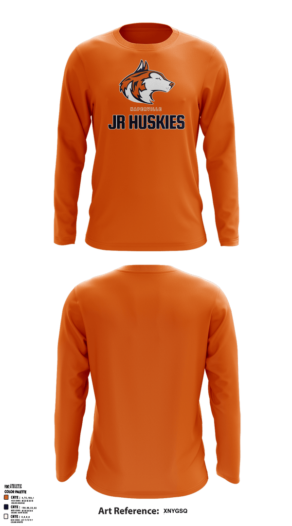 Long Sleeve Performance Shirt, Jr Huskies Basketball, Men's Basketball, Teamtime, Team time, sublimation, custom sports apparel, team uniforms, spirit wear, spiritwear, sports uniforms, custom shirts, team store, custom team store, fundraiser sports, apparel fundraiser