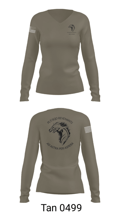 977TH MP CO 76549737 Women's Long Sleeve V-neck Shirt - 40
