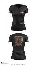 6-17 CAV 92718622 Women's Short Sleeve V-neck Shirt - 5