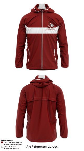 Windbreaker, Anniston High School, Spirit Store, Teamtime, Team time, sublimation, custom sports apparel, team uniforms, spirit wear, spiritwear, sports uniforms, custom shirts, team store, custom team store, fundraiser sports, apparel fundraiser