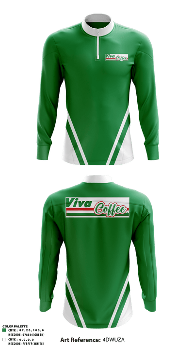 Viva coffee 5989681 Quarter Zip Jacket - 1
