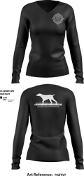 Jaimie Cox Foundation 83768320 Women's Long Sleeve V-neck Shirt - 5