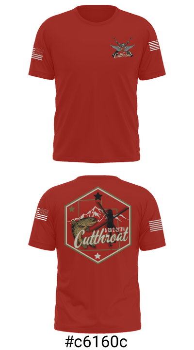 A Co. 2-211th GSAB 21328090 Short Sleeve Performance Shirt - 31