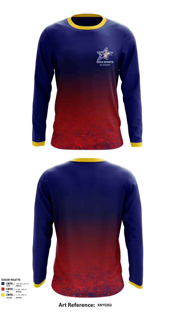 Long Sleeve Performance Shirt, Rock Sports Academy, Men's Basketball, Teamtime, Team time, sublimation, custom sports apparel, team uniforms, spirit wear, spiritwear, sports uniforms, custom shirts, team store, custom team store, fundraiser sports, apparel fundraiser