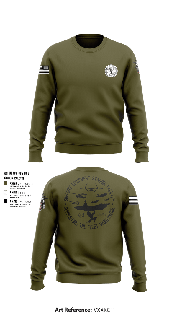 Crew Neck Sweatshirt, SE Staging Facility, Navy, Teamtime, Team time, sublimation, custom sports apparel, team uniforms, spirit wear, spiritwear, sports uniforms, custom shirts, team store, custom team store, fundraiser sports, apparel fundraiser