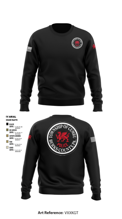 Cumru Township Police Department 51798017 Crew Neck Sweatshirt - 1