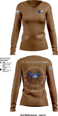 1889th RSG 87678664 Women's Long Sleeve V-neck Shirt - 7