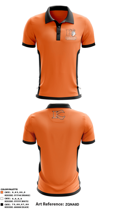 Keshequa High School Basketball 25299402 Short Sleeve Performance Polo - 1