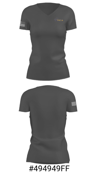 Women's Short Sleeve Vneck Shirt, Frankfort Christian Academy Cross country, Cross Country, Teamtime, Team time, sublimation, custom sports apparel, team uniforms, spirit wear, spiritwear, sports uniforms, custom shirts, team store, custom team store, fundraiser sports, apparel fundraiser