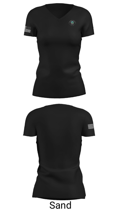 Crime Scene Unit 72242285 Women's Short Sleeve V-neck Shirt - 24