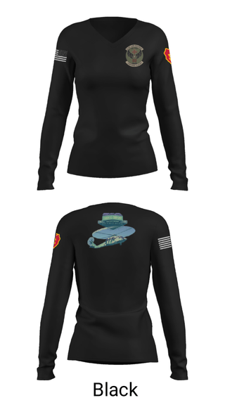 Women's Long Sleeve Vneck Shirt, , Army, Teamtime, Team time, sublimation, custom sports apparel, team uniforms, spirit wear, spiritwear, sports uniforms, custom shirts, team store, custom team store, fundraiser sports, apparel fundraiser