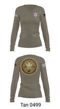 CLMS 3193504 Women's Long Sleeve V-neck Shirt - 40