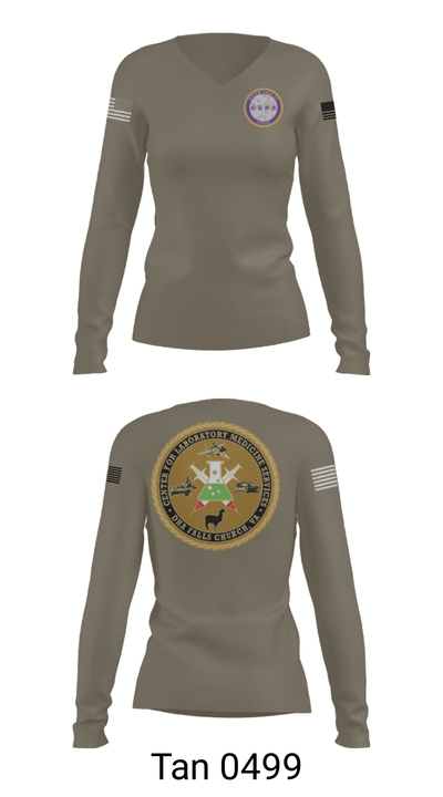 CLMS 3193504 Women's Long Sleeve V-neck Shirt - 40
