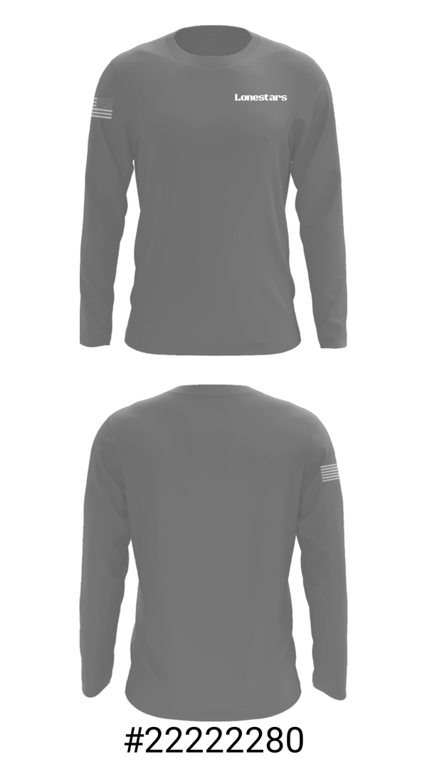 Long Sleeve Performance Shirt, Lonestars, Softball, Teamtime, Team time, sublimation, custom sports apparel, team uniforms, spirit wear, spiritwear, sports uniforms, custom shirts, team store, custom team store, fundraiser sports, apparel fundraiser