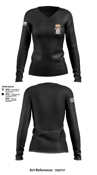 Women's Long Sleeve Vneck Shirt, A/98, Army, Teamtime, Team time, sublimation, custom sports apparel, team uniforms, spirit wear, spiritwear, sports uniforms, custom shirts, team store, custom team store, fundraiser sports, apparel fundraiser
