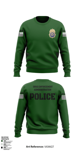 Crew Neck Sweatshirt, , Police, Teamtime, Team time, sublimation, custom sports apparel, team uniforms, spirit wear, spiritwear, sports uniforms, custom shirts, team store, custom team store, fundraiser sports, apparel fundraiser