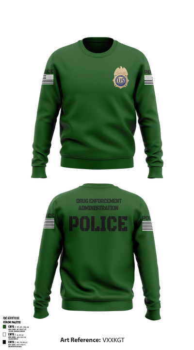 DEA Enforcement Group 46 13099367 Crew Neck Sweatshirt - 54