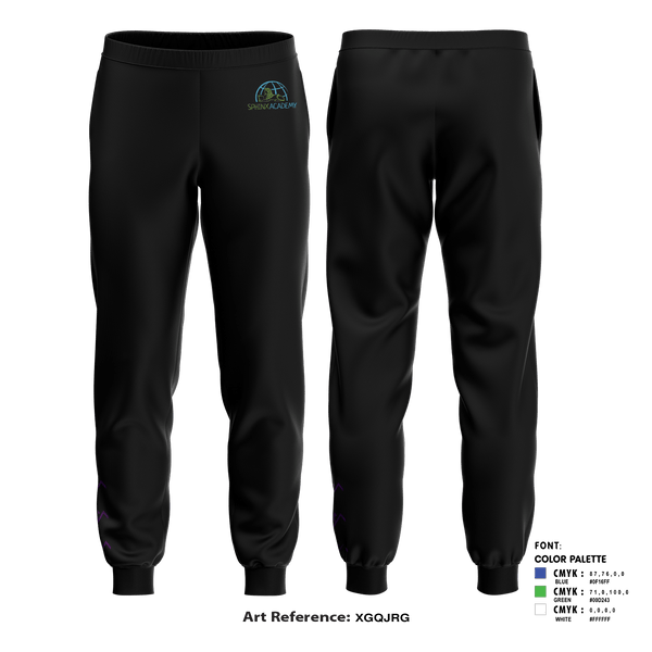 Joggers, Sphinx Academy, Spirit Store, Teamtime, Team time, sublimation, custom sports apparel, team uniforms, spirit wear, spiritwear, sports uniforms, custom shirts, team store, custom team store, fundraiser sports, apparel fundraiser