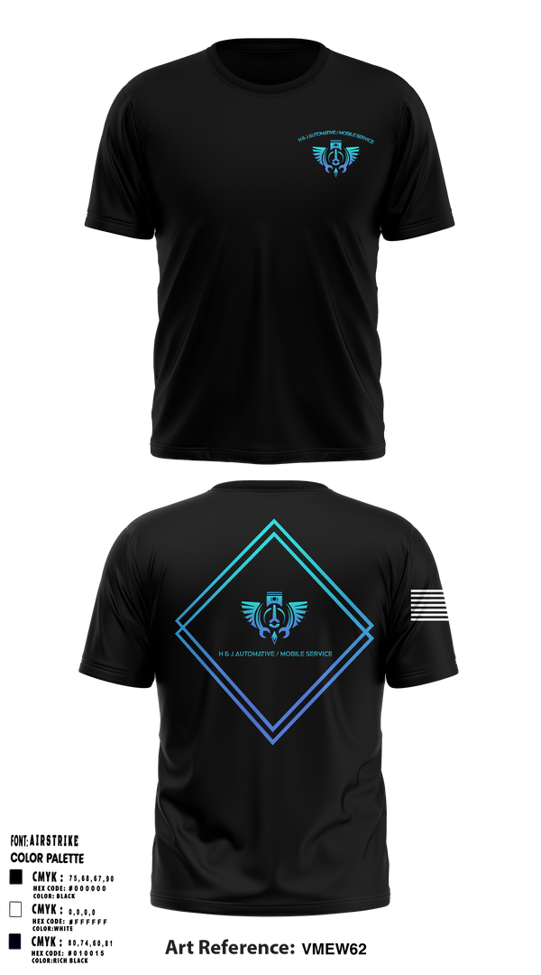 Short Sleeve Performance Shirt, H & J Automotive / Mobile service, , Teamtime, Team time, sublimation, custom sports apparel, team uniforms, spirit wear, spiritwear, sports uniforms, custom shirts, team store, custom team store, fundraiser sports, apparel fundraiser