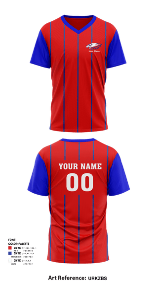 Mens Soccer Jersey, John Glenn High School Soccer, Men's Soccer, Teamtime, Team time, sublimation, custom sports apparel, team uniforms, spirit wear, spiritwear, sports uniforms, custom shirts, team store, custom team store, fundraiser sports, apparel fundraiser