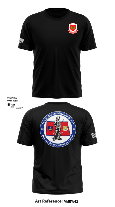 164th EN BN 3856732 Short Sleeve Performance Shirt - 1