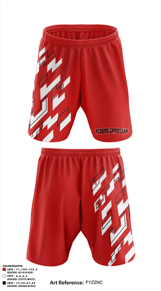 Athletic Shorts With Pockets, Athens Christian Preparatory Academy, Spirit Store, Teamtime, Team time, sublimation, custom sports apparel, team uniforms, spirit wear, spiritwear, sports uniforms, custom shirts, team store, custom team store, fundraiser sports, apparel fundraiser