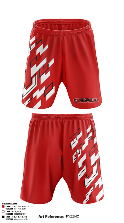 Athens Christian Preparatory Academy 56302561 Athletic Shorts With Pockets - 1