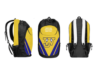 Gear Bag, James Wood High School Basketball, Women's Basketball, Teamtime, Team time, sublimation, custom sports apparel, team uniforms, spirit wear, spiritwear, sports uniforms, custom shirts, team store, custom team store, fundraiser sports, apparel fundraiser