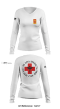Medics, 1-43 ADA 28999239 Women's Long Sleeve V-neck Shirt - 5