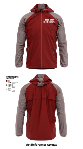Windbreaker, Reed City High School, Spirit Store, Teamtime, Team time, sublimation, custom sports apparel, team uniforms, spirit wear, spiritwear, sports uniforms, custom shirts, team store, custom team store, fundraiser sports, apparel fundraiser