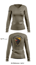 46th Military Police Company 72140554 Women's Long Sleeve V-neck Shirt - 4