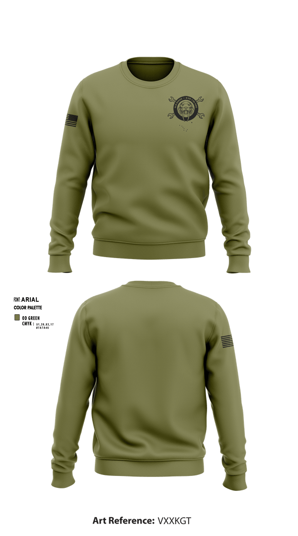 Crew Neck Sweatshirt, , Army, Teamtime, Team time, sublimation, custom sports apparel, team uniforms, spirit wear, spiritwear, sports uniforms, custom shirts, team store, custom team store, fundraiser sports, apparel fundraiser