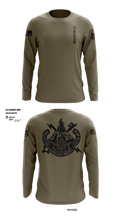 Company D (MI) 227 BEB, HIARNG 54401127 Long Sleeve Performance Shirt - 10