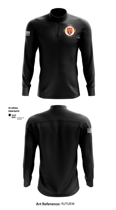 USAG Fort Sill 33635328 Quarter Zip Jacket - 8