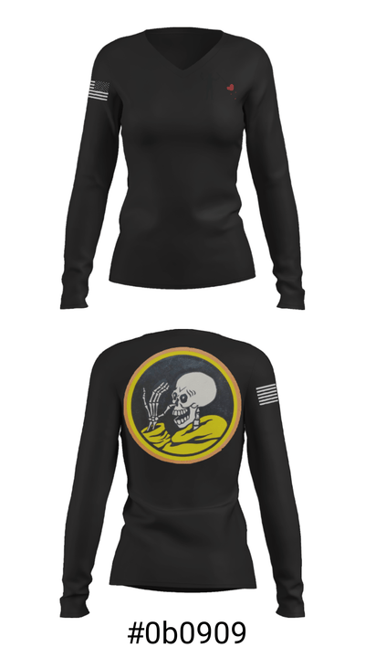 SNOT 2, RAIDER PLT, C-CO 39968914 Women's Long Sleeve V-neck Shirt - 37
