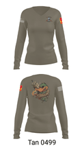 D 4-3 ADA 71951735 Women's Long Sleeve V-neck Shirt - 39