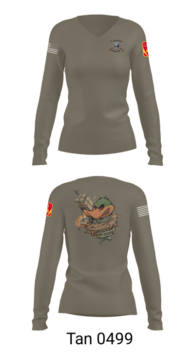 D 4-3 ADA 71951735 Women's Long Sleeve V-neck Shirt - 39