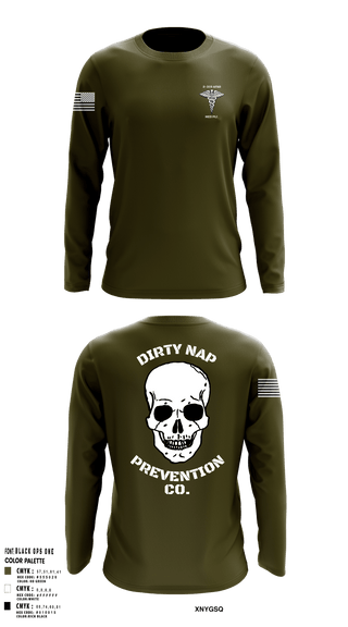 Long Sleeve Performance Shirt, 2-319th AFAR MED PLT, Army, Teamtime, Team time, sublimation, custom sports apparel, team uniforms, spirit wear, spiritwear, sports uniforms, custom shirts, team store, custom team store, fundraiser sports, apparel fundraiser