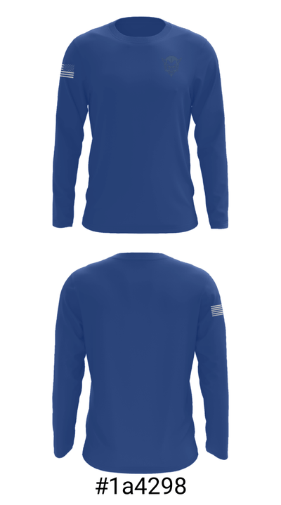 Ogdensburg Free Academy High School Basketball 25062140 Long Sleeve Performance Shirt - 18