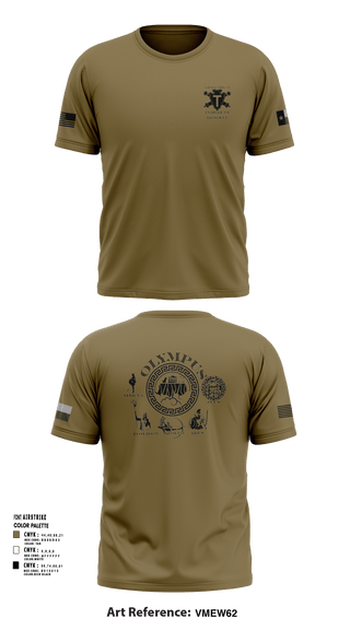 Short Sleeve Performance Shirt, 3133FABJ, Army, Teamtime, Team time, sublimation, custom sports apparel, team uniforms, spirit wear, spiritwear, sports uniforms, custom shirts, team store, custom team store, fundraiser sports, apparel fundraiser