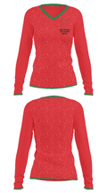 Southbridge High School Soccer 96743745 Women's Long Sleeve V-neck Shirt - 25
