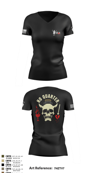 Women's Short Sleeve Vneck Shirt, , Army, Teamtime, Team time, sublimation, custom sports apparel, team uniforms, spirit wear, spiritwear, sports uniforms, custom shirts, team store, custom team store, fundraiser sports, apparel fundraiser