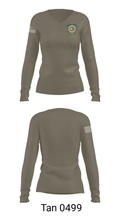 NASA POLICE 30725527 Women's Long Sleeve V-neck Shirt - 41