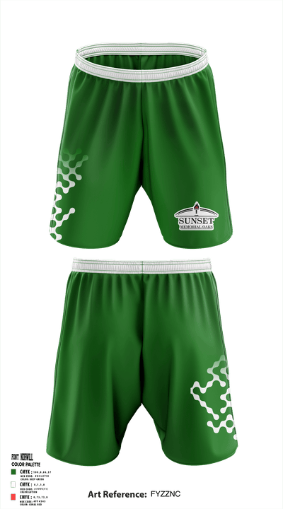 Sunset Memorial Oaks Funeral Home 63885381 Athletic Shorts With Pockets - 1