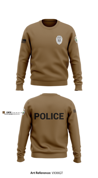Crew Neck Sweatshirt, TAYLORSVILLE POLICE, Police, Teamtime, Team time, sublimation, custom sports apparel, team uniforms, spirit wear, spiritwear, sports uniforms, custom shirts, team store, custom team store, fundraiser sports, apparel fundraiser